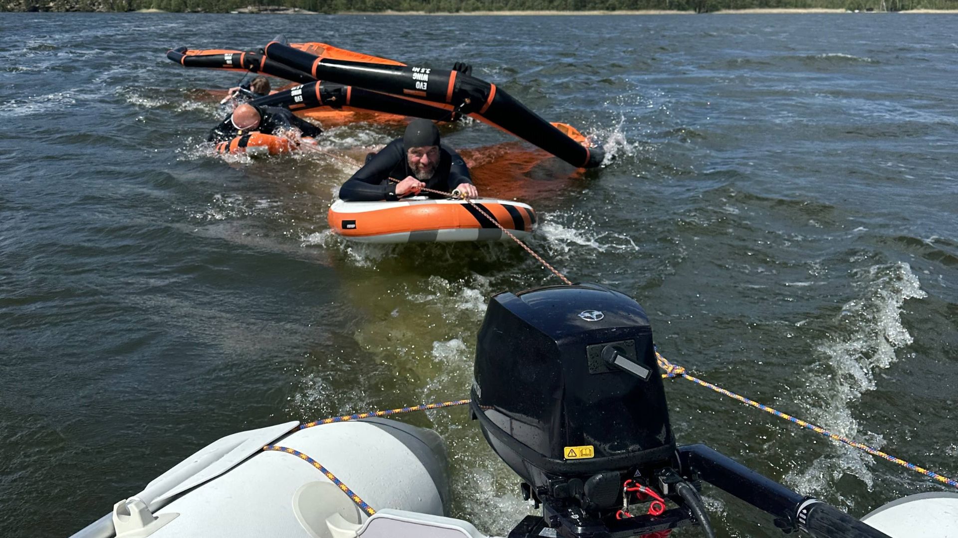 5 Macháč 8.5 - wingfoiling kurz praha machovo jezero